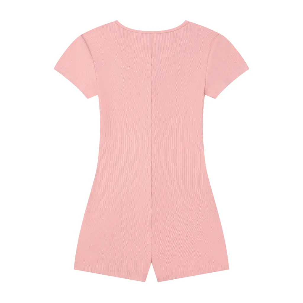 Romper Pink back