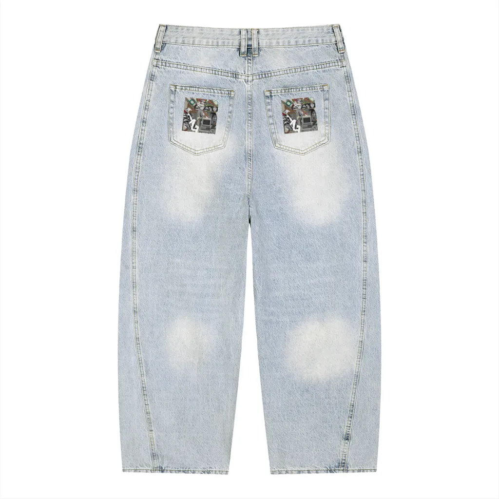 Uni Jeans back